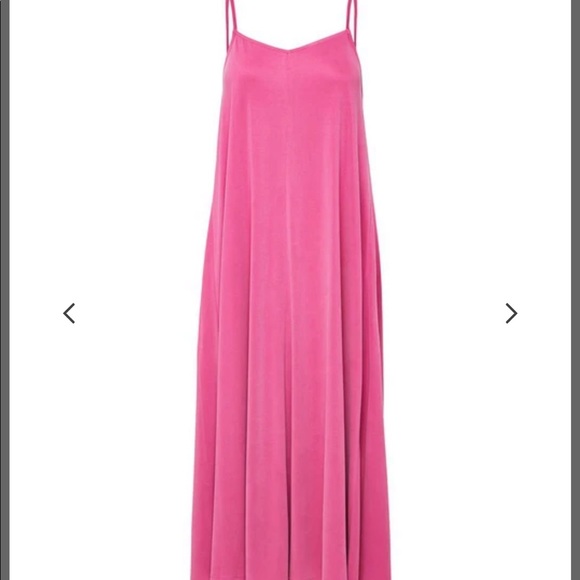 NWT | Selected Femme | Pink Finia Midi Slip Dress | Size M - Picture 5 of 12
